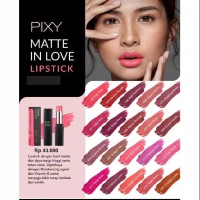 pixy matte in love lipstick