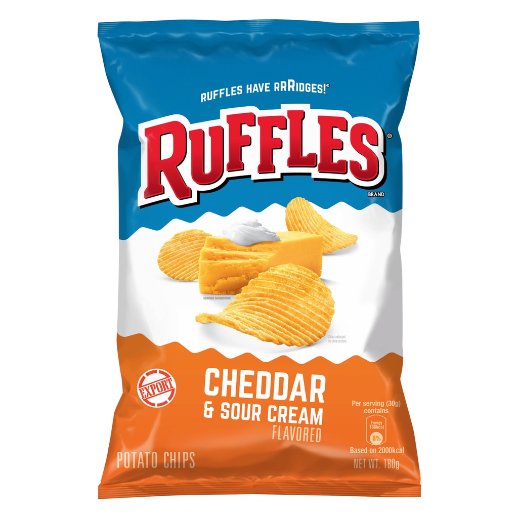 Ruffles Cheddar & Sour Cream 170g - DKSHSG | Shopee Singapore