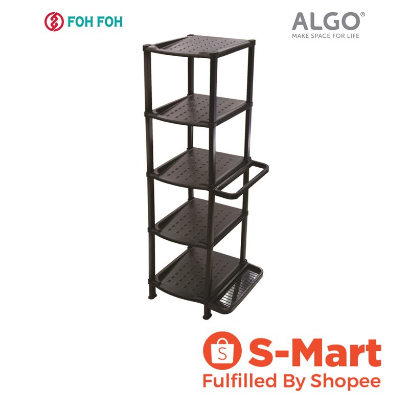 Algo Shoe Rack 5 Tier Single Foh Foh Shopee Singapore