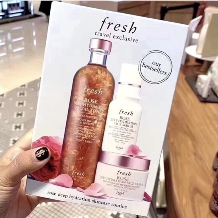 fresh skincare routine