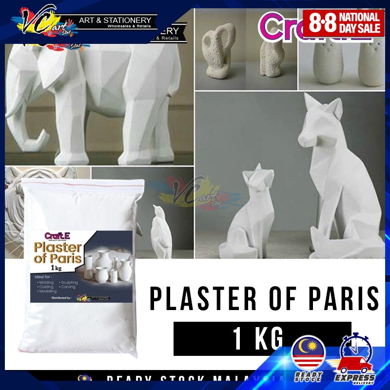 Craft. E Sculpturing Plaster of Paris (Nontoxic) Gypsum plaster