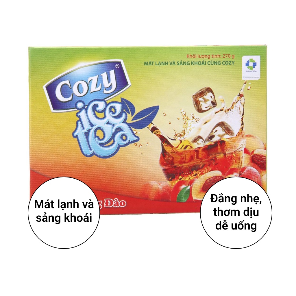 Cozy ICE TEA Instant TEA 270G (18g * 18 Packs) Shopee Singapore