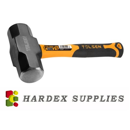 JOIKIT 3 Lb Sledge Hammer – 2-Pack, Forged Steel Head With Shock-Reducing Grip, Ideal For Demolition, Masonry & Metalwork