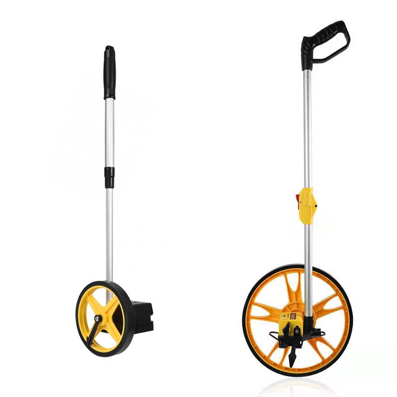 Road length counter Handheld Wheel Range Finder Foldable Mechanical