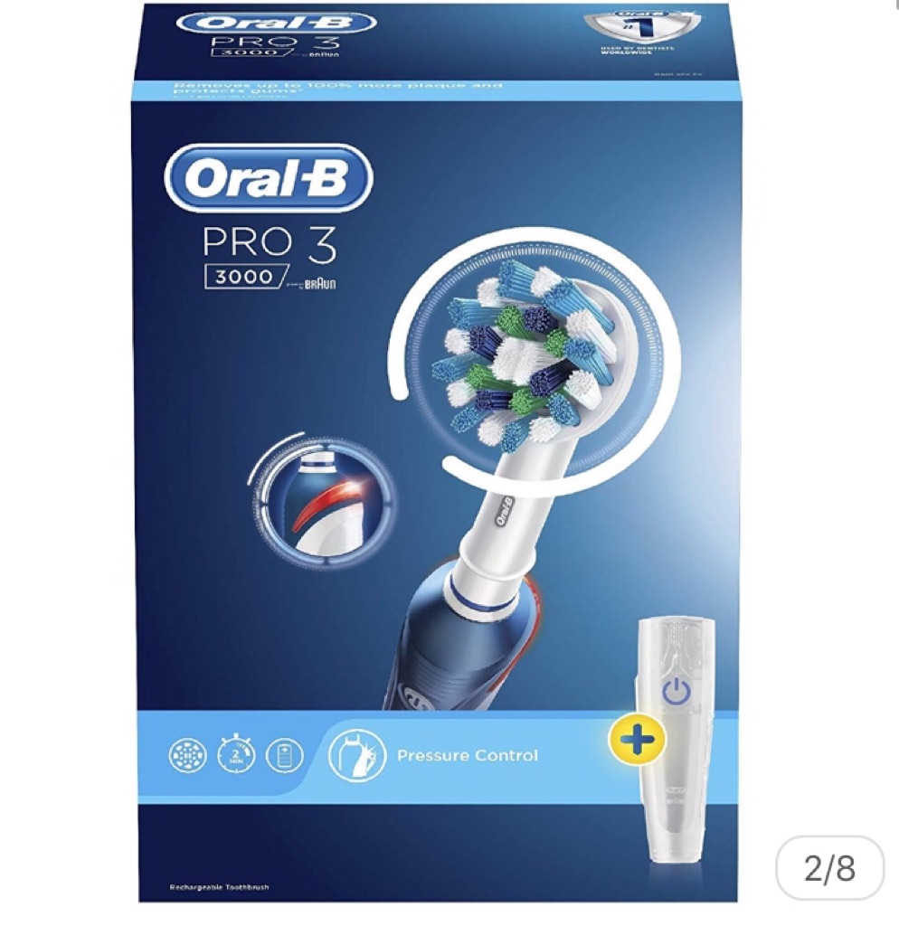 oral b pro 3 3000 cross action