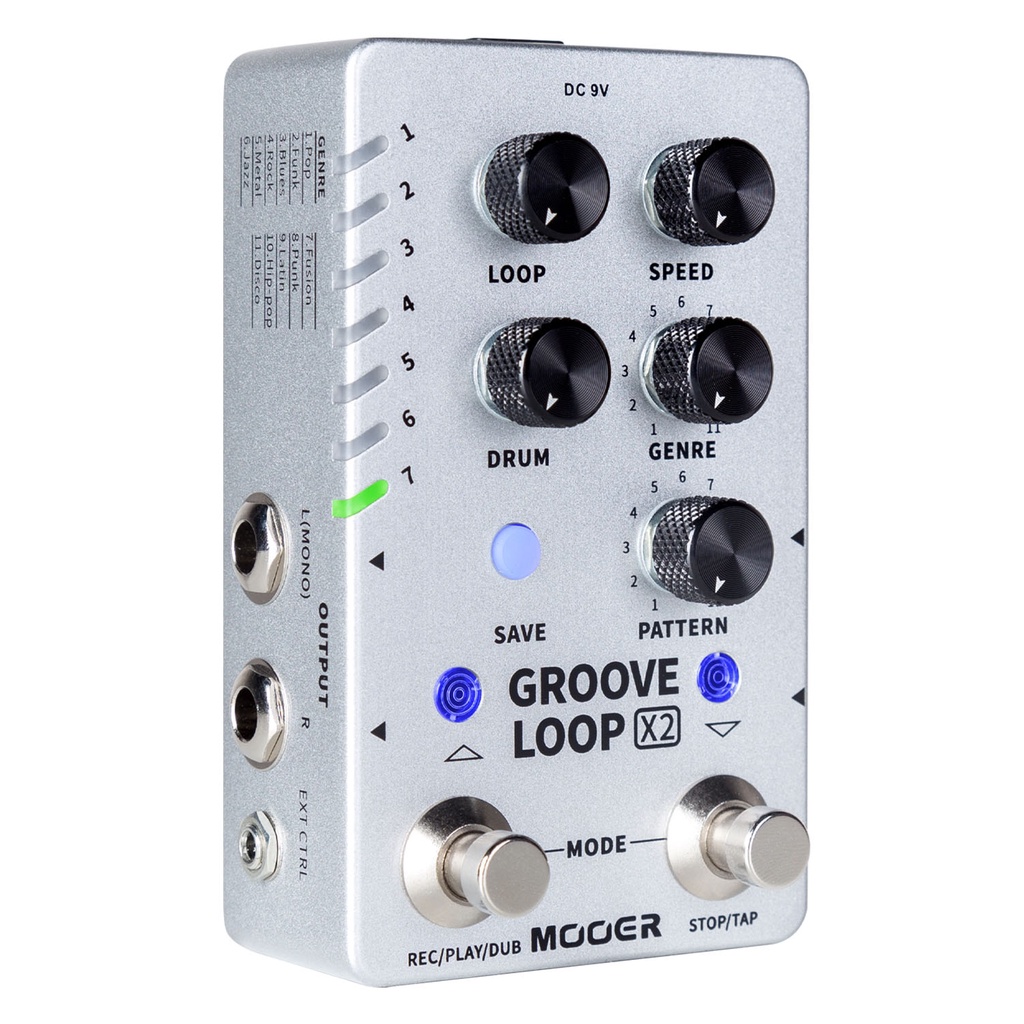 Mooer Groove Pedal Looper Guitarra Pedalboard Guitar Parts and