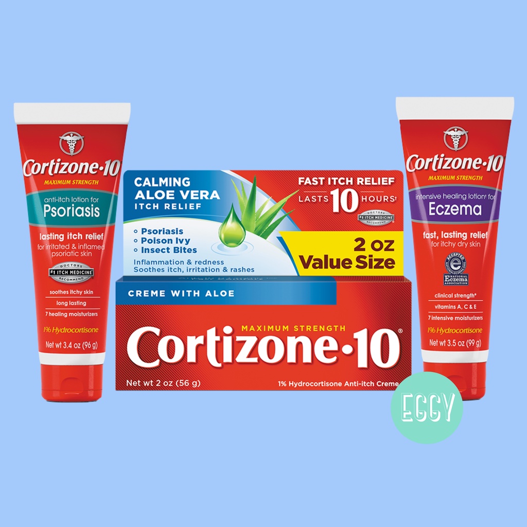 Cortizone 10 Maximum Strength Anti Itch Cream With Aloe, Eczema