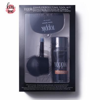 Toppik Hair Perfecting Tool Kit  Hair Building Fiber + Hairline  Optimizer + Spray Applicator Salon Beauty | Shopee Singapore