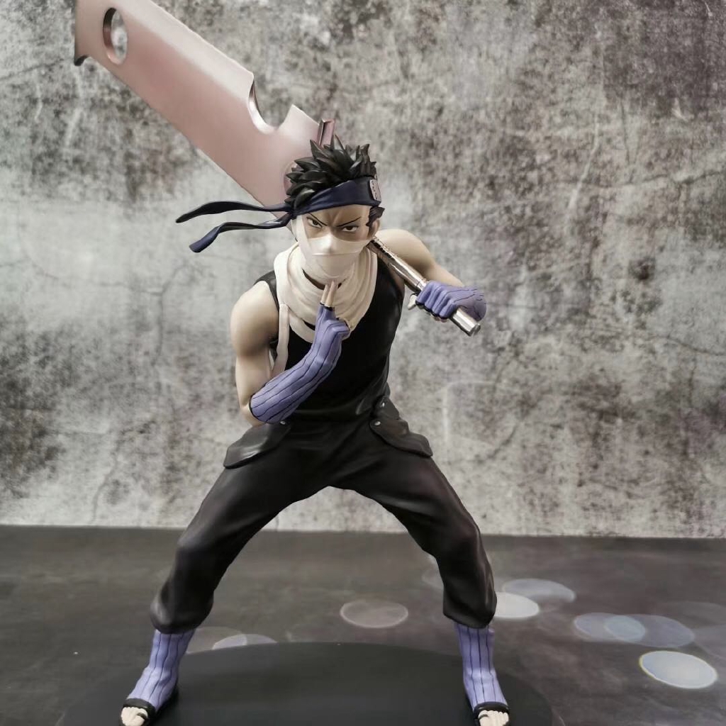 Naruto Shippuden Action Figures Momochi Zabuza Sword Pvc Toys Model