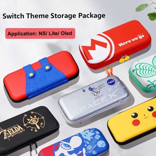 Switch Theme Carrying Case Compatible with Nintendo Switch and New Switch OLED Console -Protective Portable Carry Case