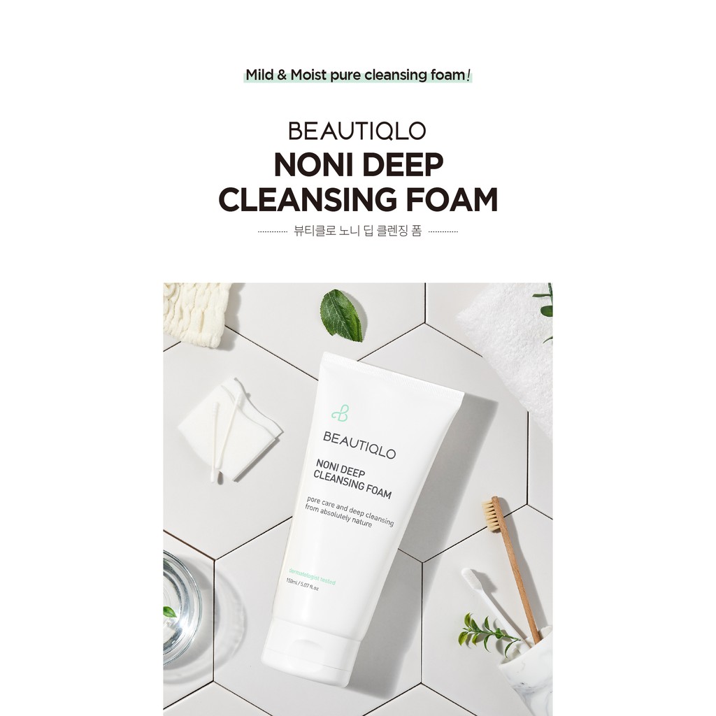beautiqlo noni deep cleansing foam