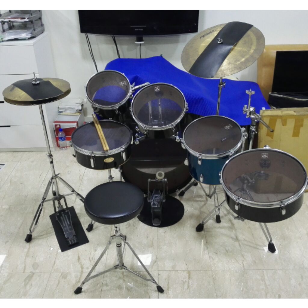 Pearl Rhythm Traveler Free Delivery Complete Set Of Equipment For Drum Kit Shopee Singapore