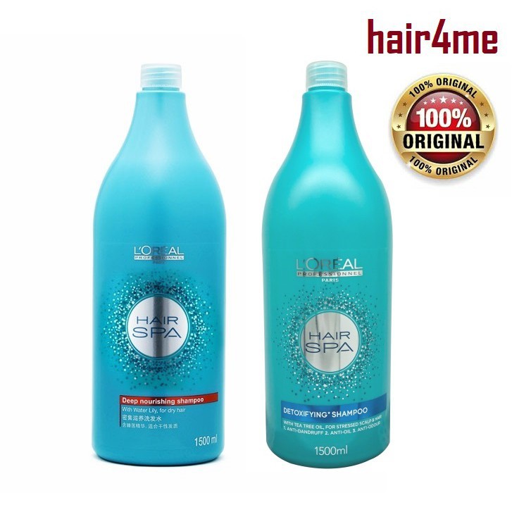 Loreal Hair Spa Deep Nourishing DX Detoxifying Shampoo 1500ml Hydrating  Purifying Concentrate | Shopee Singapore