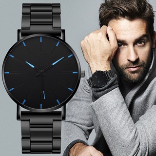 Men Watches 2022 Luxury Male Elegant Ultra Thin Wristwatch Male Business Stainless Steel Mesh Quartz Clock Relogio Masculino Hot