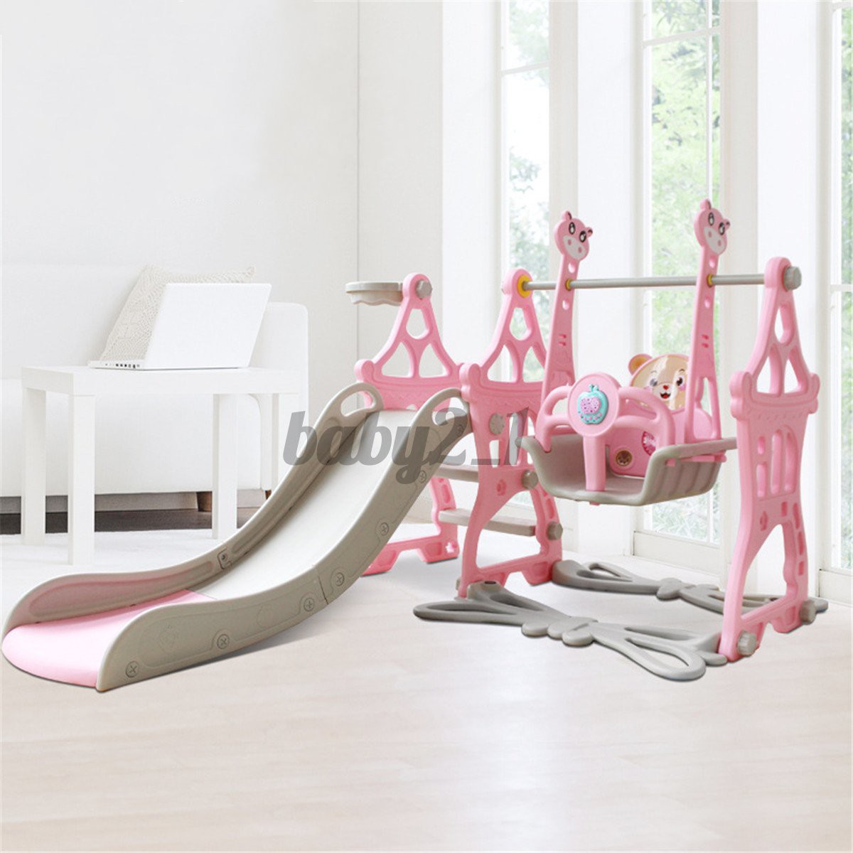 swing and slide set for 1 year old