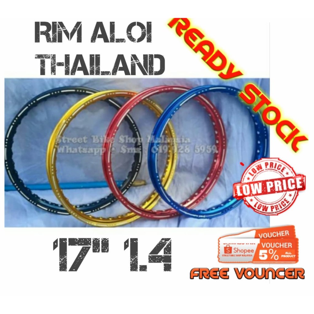 Rim Slot Aloi 17 1 4 Shopee Singapore