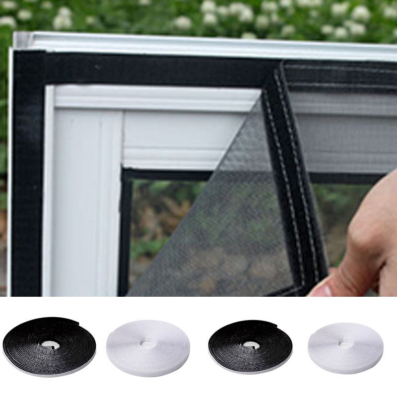6mmx5.6m Self Adhesive Tape Velcro for Mosquito Window Net Velcros