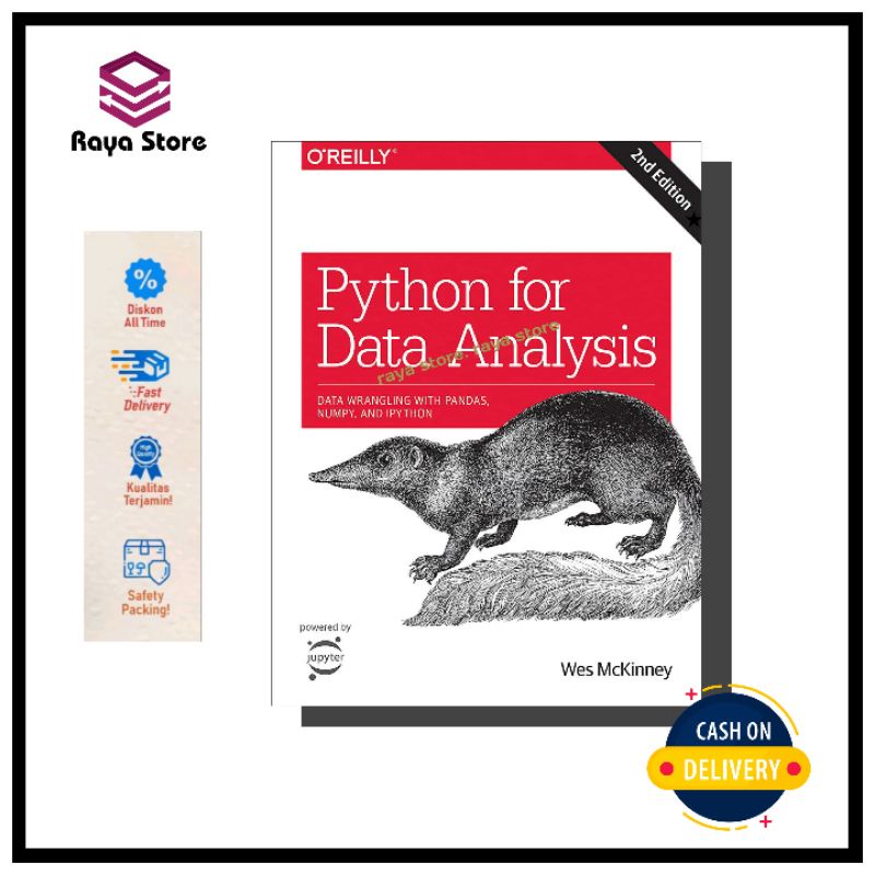 Python For Data Analysis: Data Wrangling With Pandas, NumPy, and IPython by  Wes McKinney - english version | Shopee Singapore