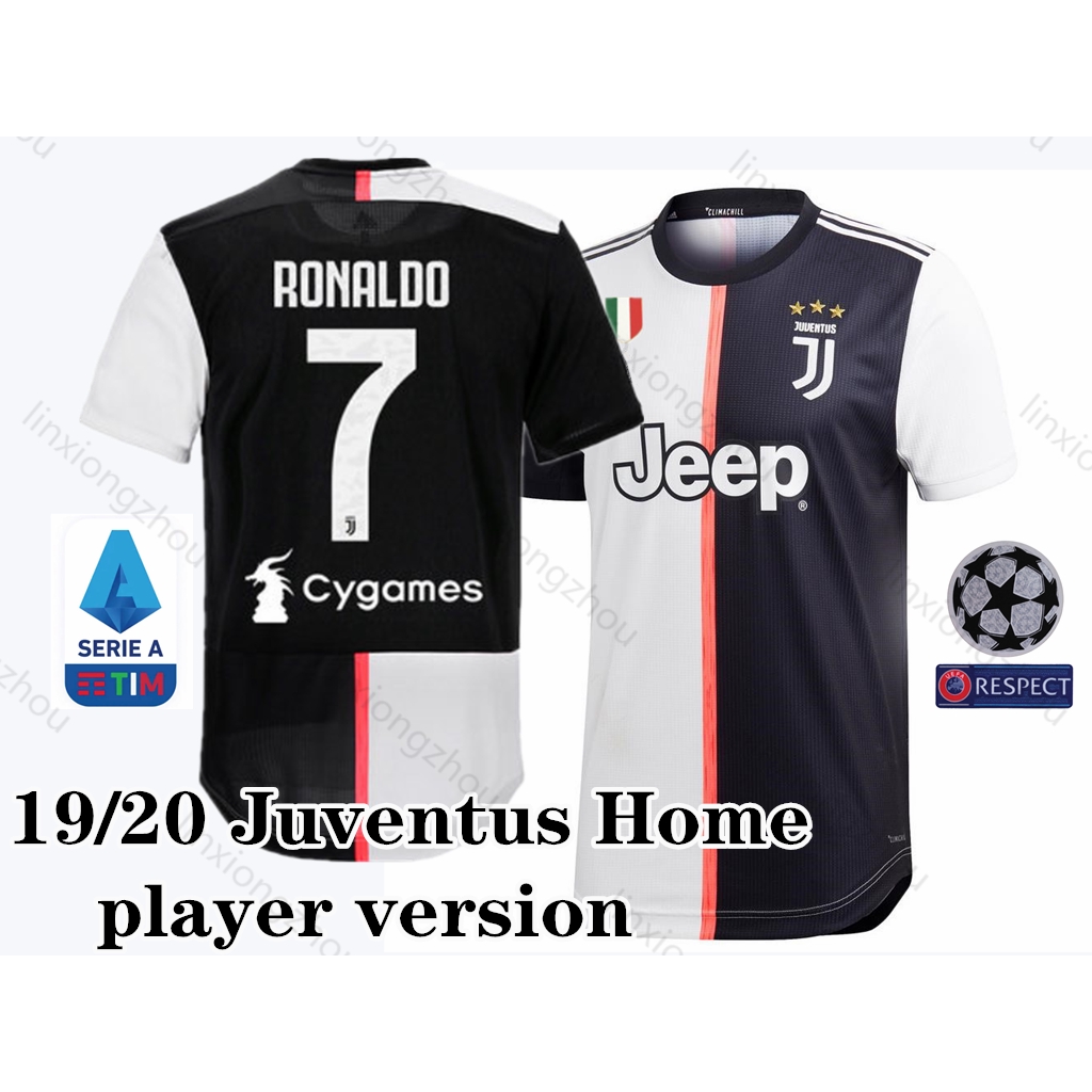 Juventus Jersey Home 19 20 Player Version Grade Aaa Size S Xxxl Add Name And Patch Men S Juventus Football Jersey Shopee Singapore