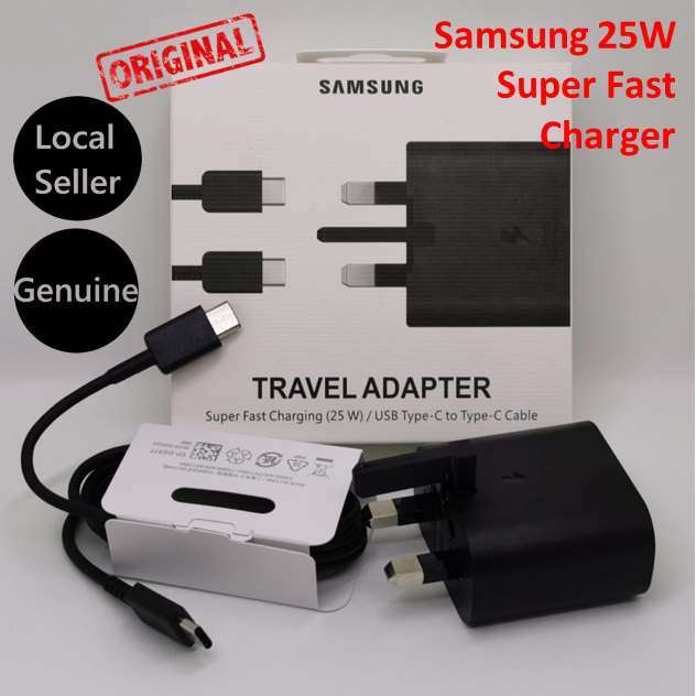 SG Local Seller Samsung S20 Fast Charging Adapter 25W Charger for Note