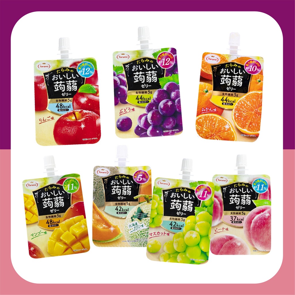 Tarami Konjac Jelly Direct Import Japan Shopee Singapore