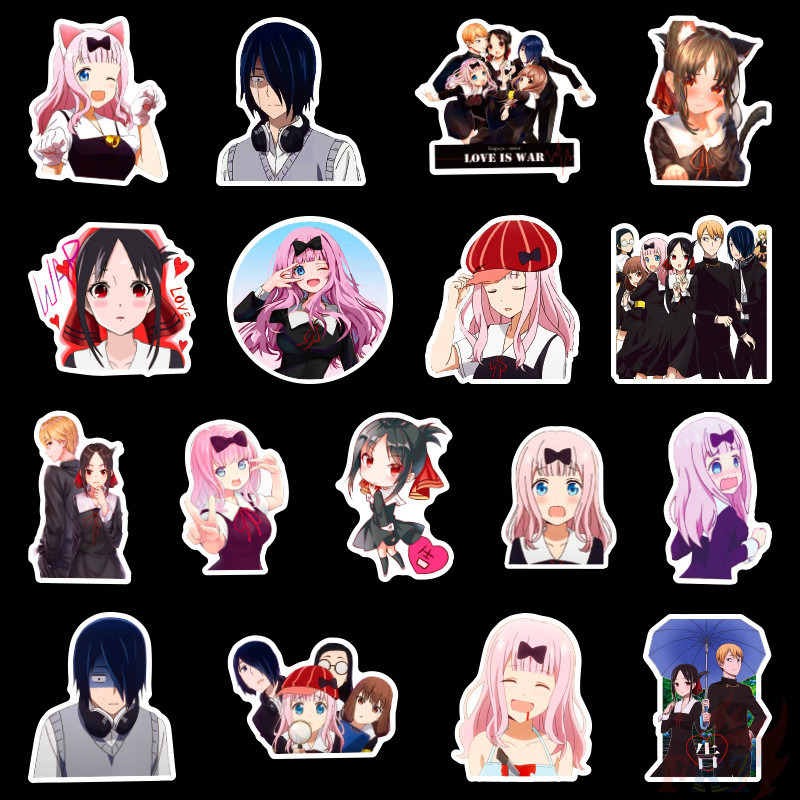 100Pcs/Set Kaguya Sama Love Is War Anime Shinomiya Kaguya Stickers
