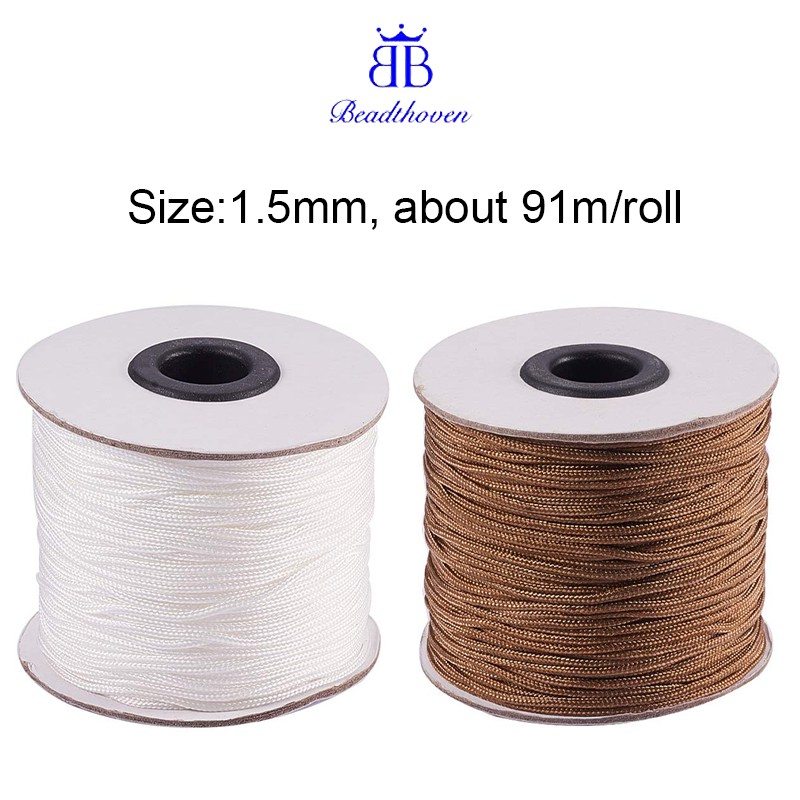 Ready Stock 91m 1.5mm Nylon Braided Lift Shade Cord for Blind Shade