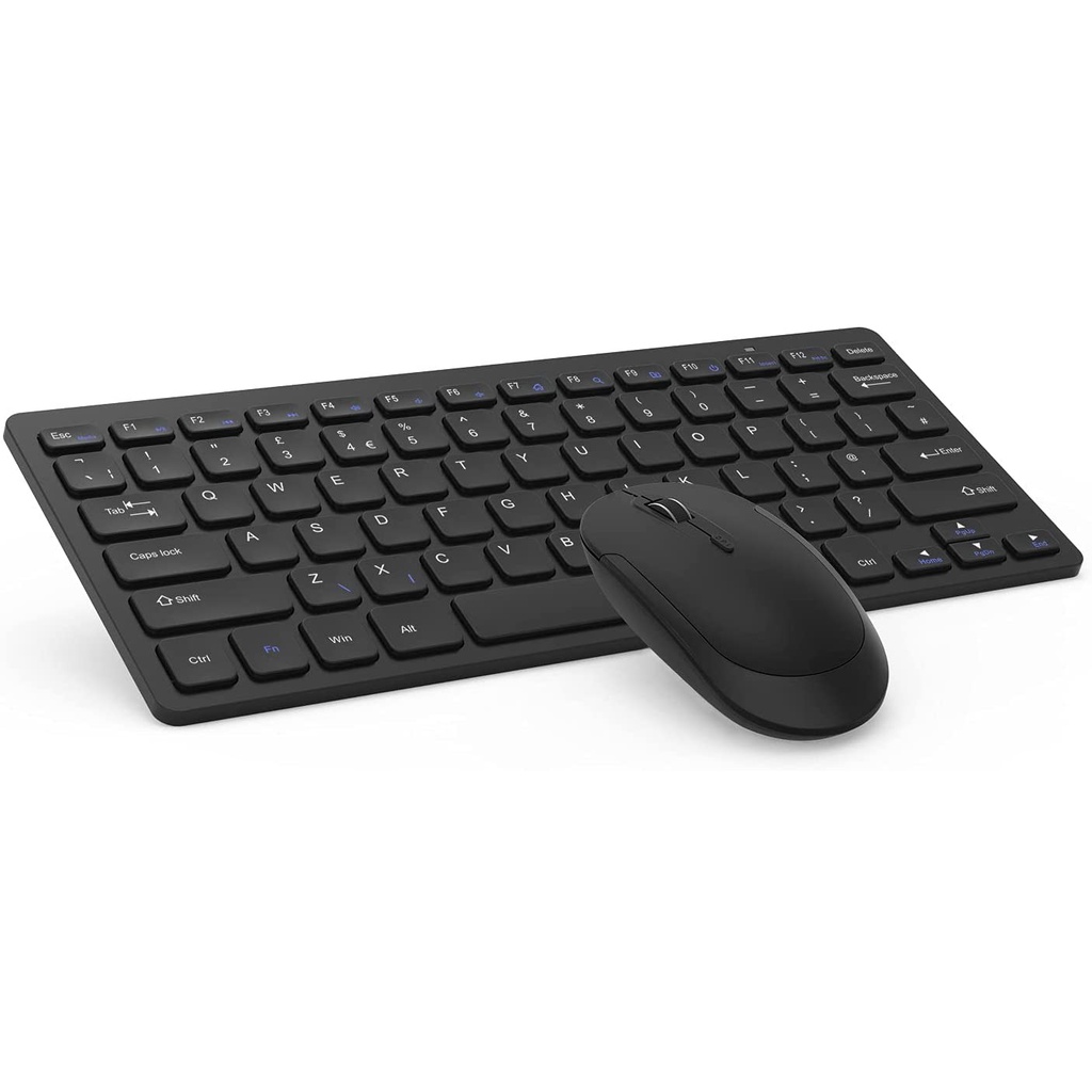 "Portable Keyboard and Mouse Set, 2.4G Wireless Compact Ultra Slim