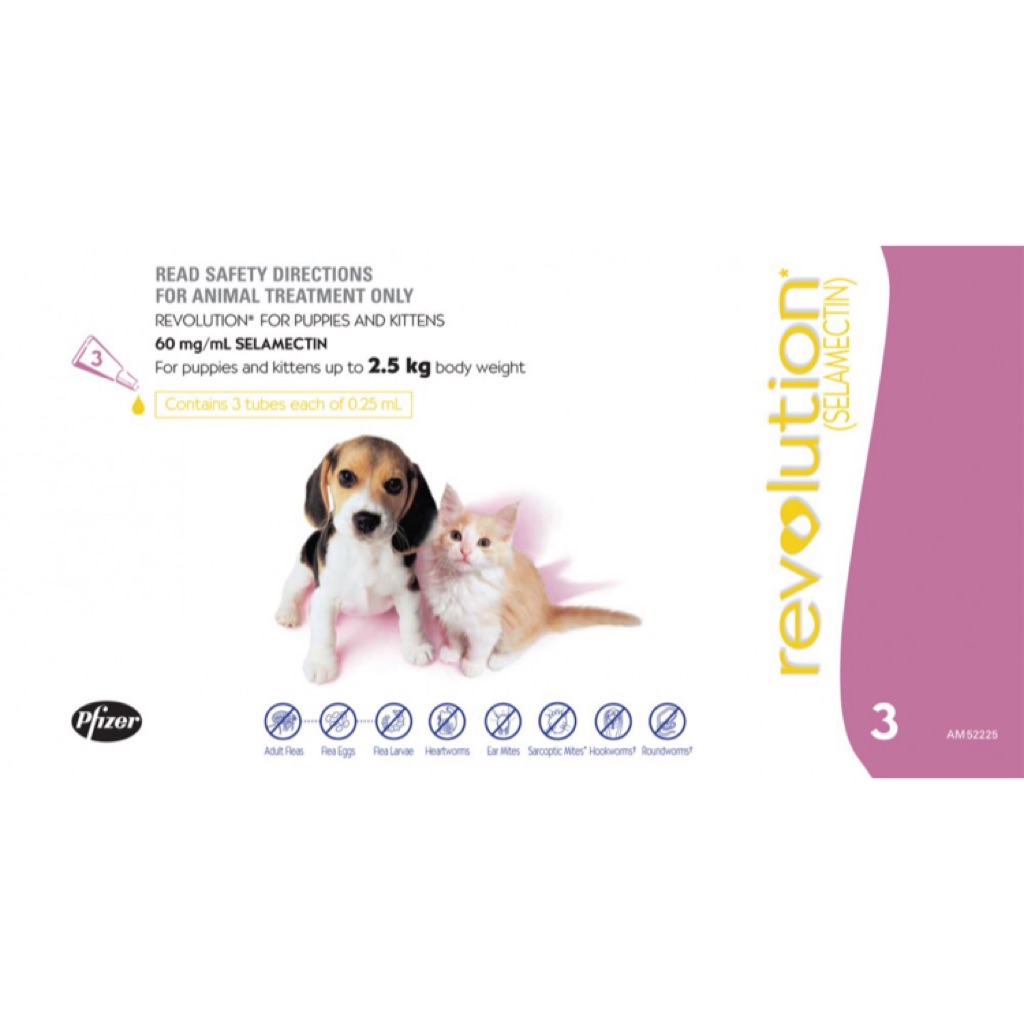 revolution topical parasiticide for puppies and kittens