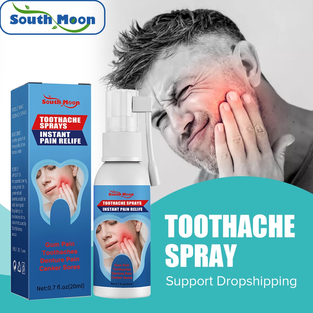 South Moon 20ml Instant Tooth Pain Relief Spray Effective Treatment