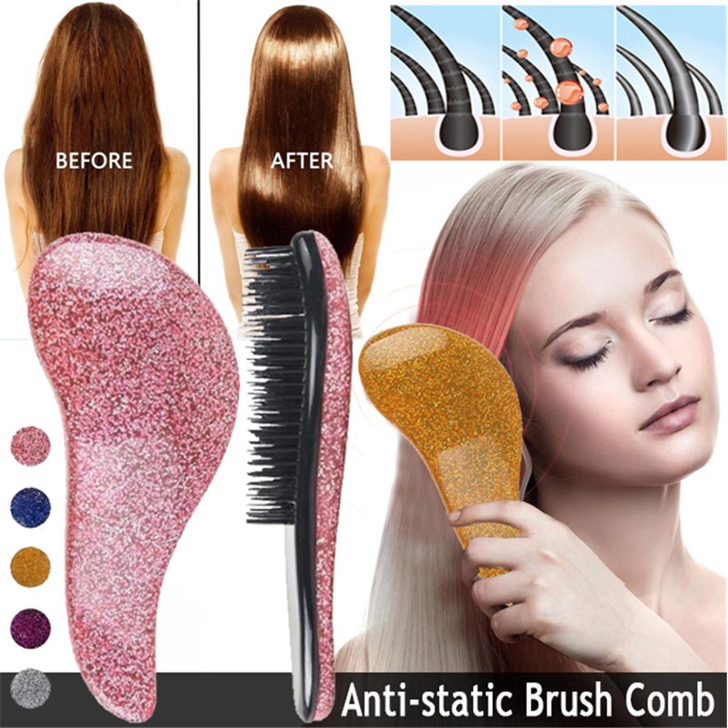 Ionic Hair Brush Portable Electric Magic Negative Ion Hair Comb Anti-static  Massage Hairbrush Take Out Frizz Hair Brush Combs AliExpress | Piece  Massage Ladies Long Hair Anti-static Massage Smoothing Brush 