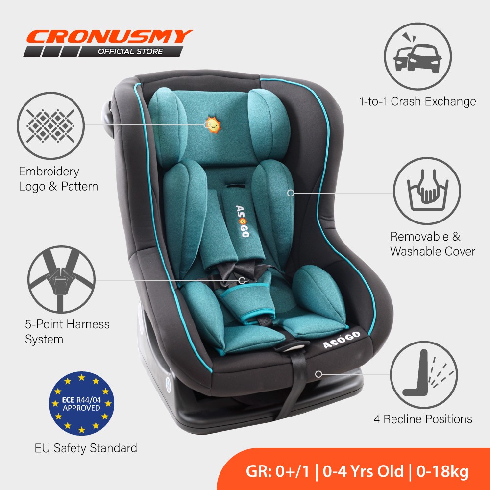 car seat with recline position