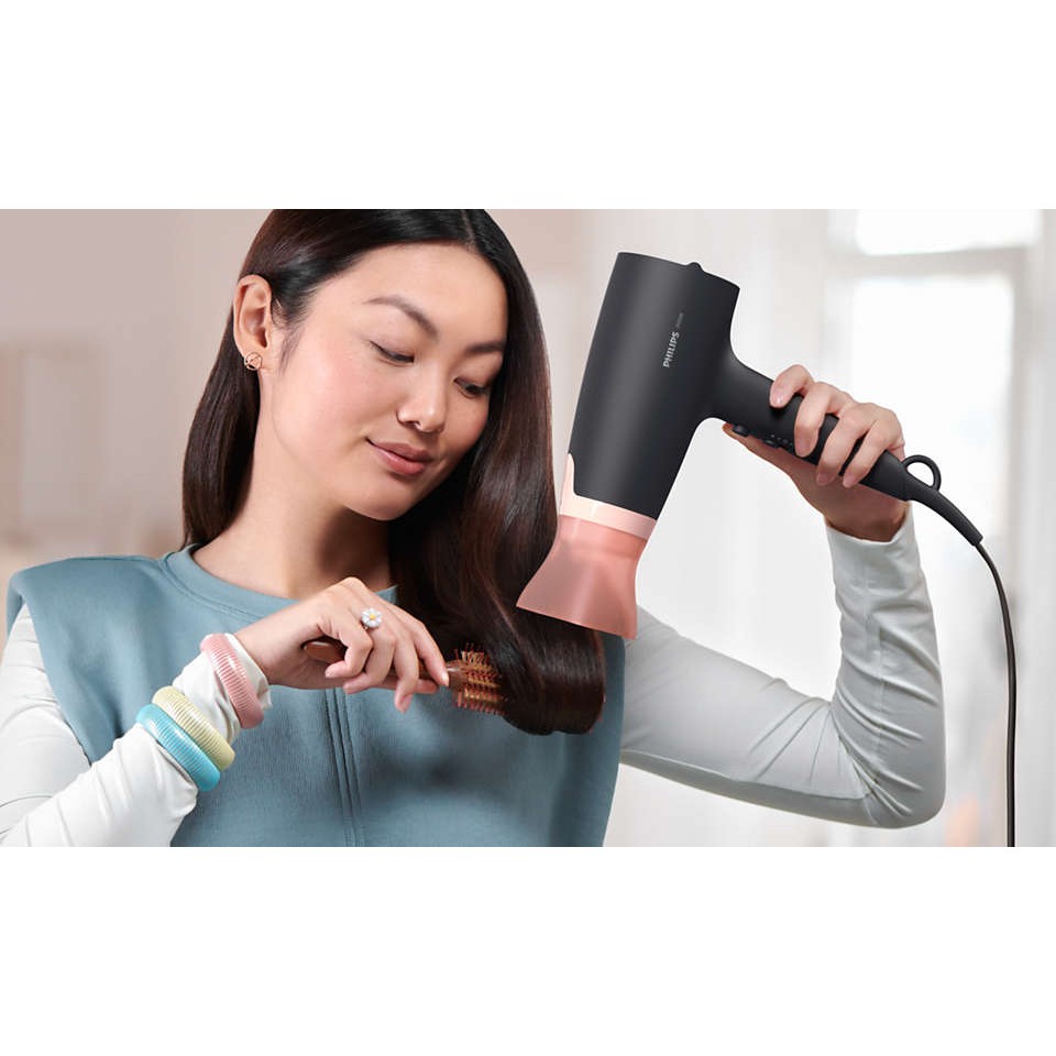 Philips 3000 Series ThermoProtect Hair Dryer BHD350/13 | Shopee Singapore