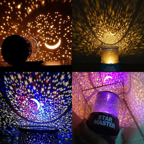 Amazing Led Starry Night Sky Projector Lamp Star Cosmos Master Kids Gift Bedroom Light Gift Romantic Colorful Lights