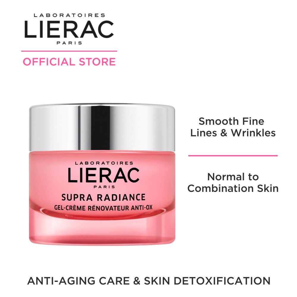 lierac supra radiance gel creme renovateur anti ox