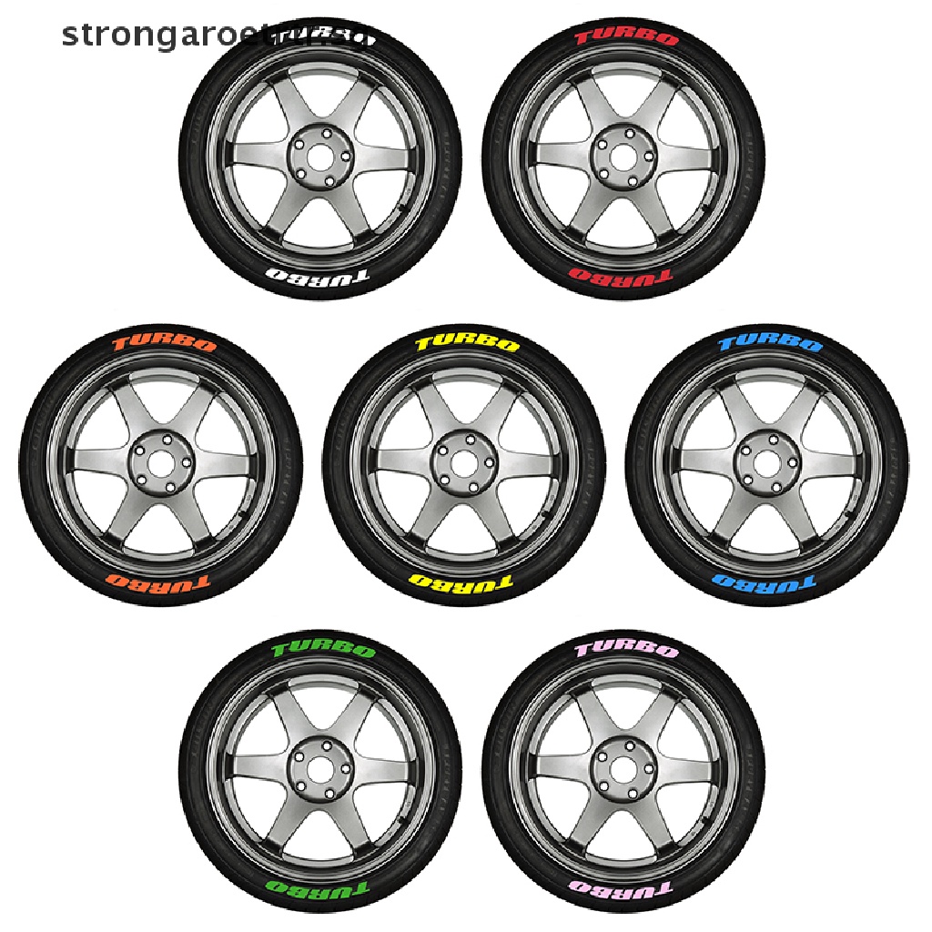 Strongaroetrtr 3D Tire Car Letterings Stickers Car Logo Words In-One-Piece Auto Motocycle Styling Decals Tire Letters Labels Sticker .