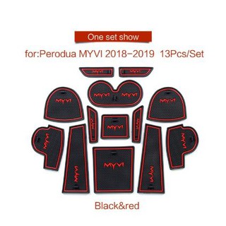 Perodua Myvi Interior Slot Mat Anti Slip 2011 to 2019 