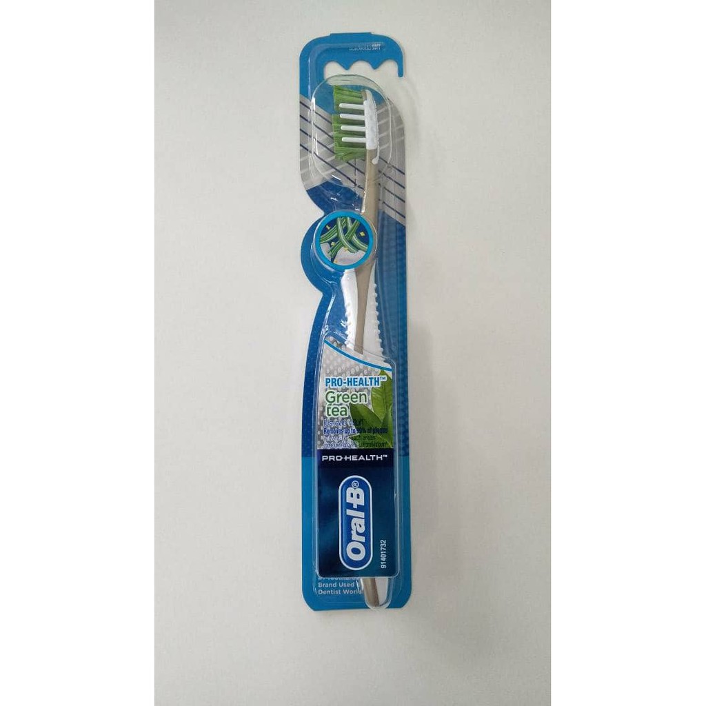 oral b green tea toothbrush