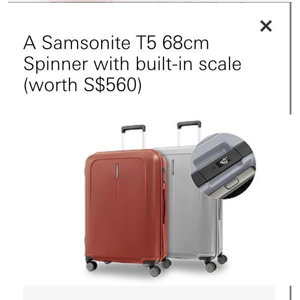 samsonite t5 luggage