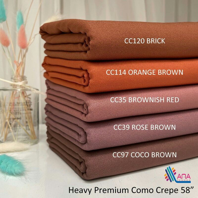 Sale1 2 Ela Como Crepe Fabric 58 Cc22 Cc39 Price For 0 5 Meters Install Hela Cheap Shopee Singapore