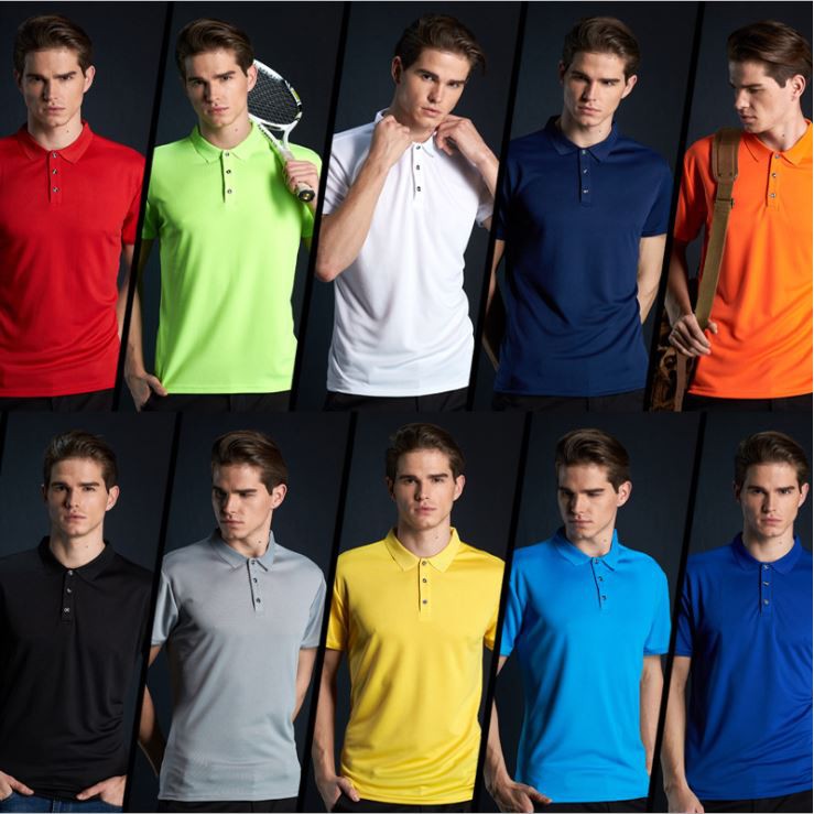 slim fit dri fit polo