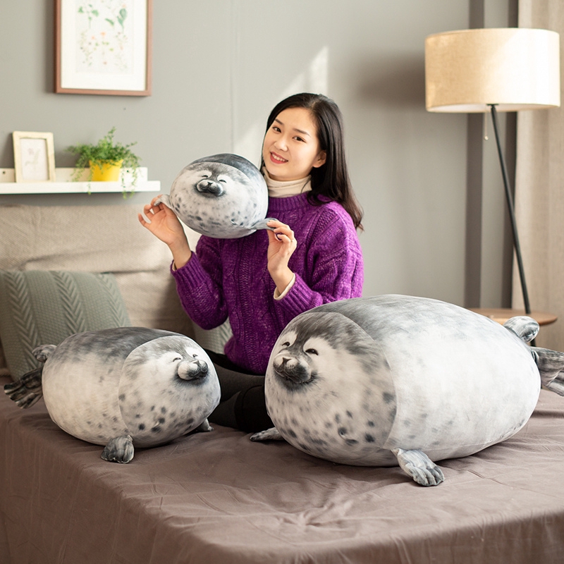 life size seal plush