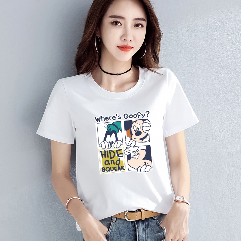 Image of 【Available】100% Cotton Women's Couple T-Shirt Unisex Welcome To The Magic Shop Minimalist Women Mwn K-Pop RM Jin Sug J-Hope Jimin Cotton Woman Summer Tops #6