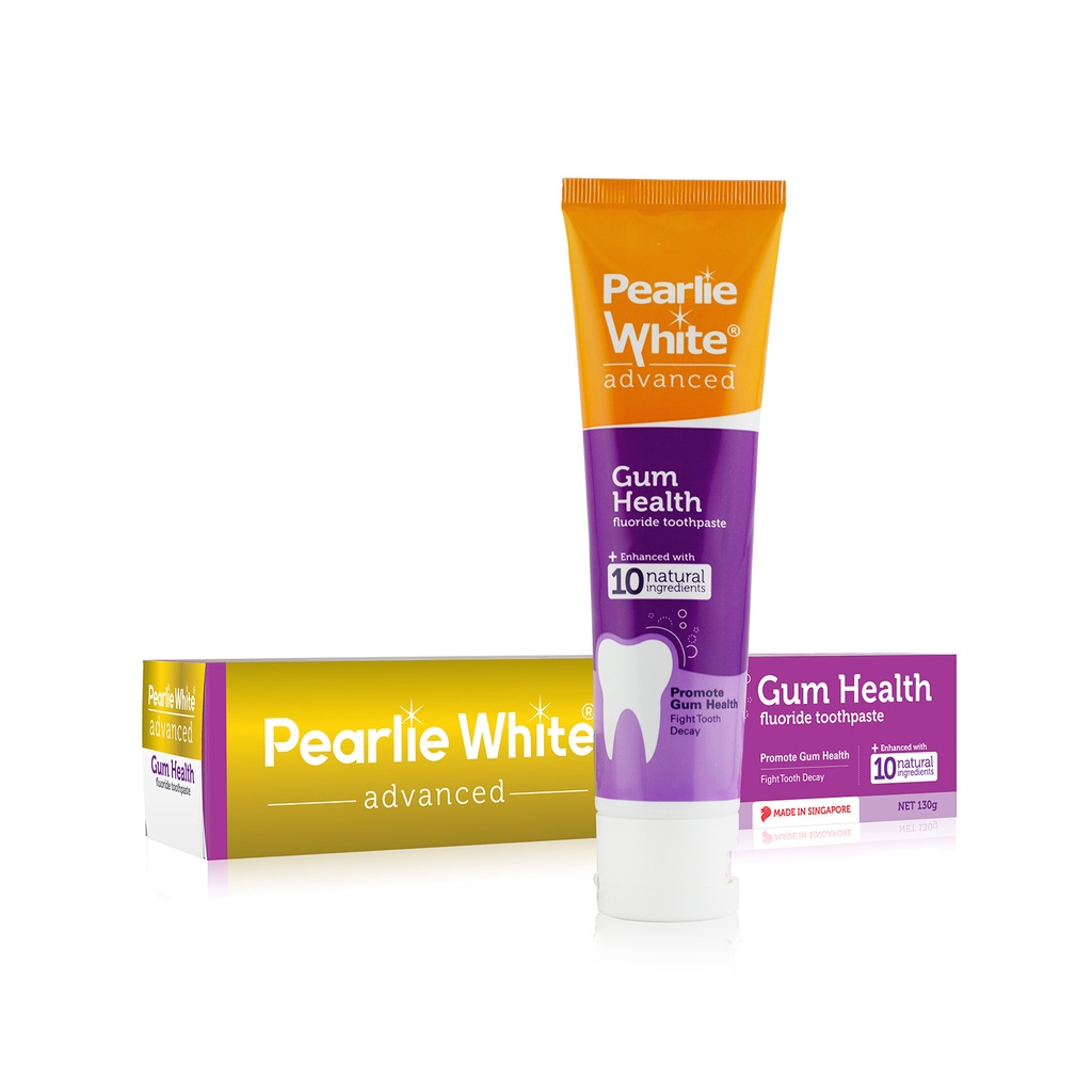 Pearlie White Advanced Gum Health Enhanced Fluoride Toothpaste 130gm