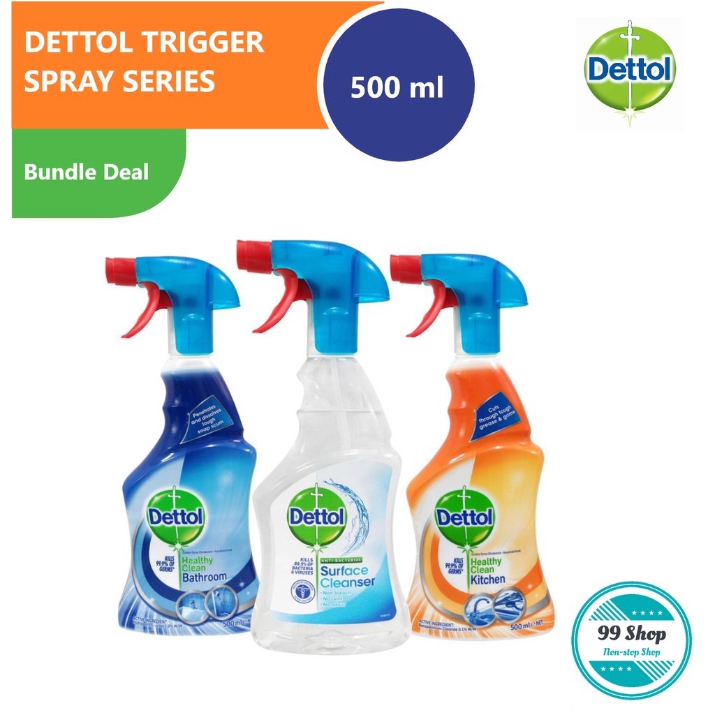 Dettol Surface Cleanser Healthy Kitchen Disinfectant Trigger Spray