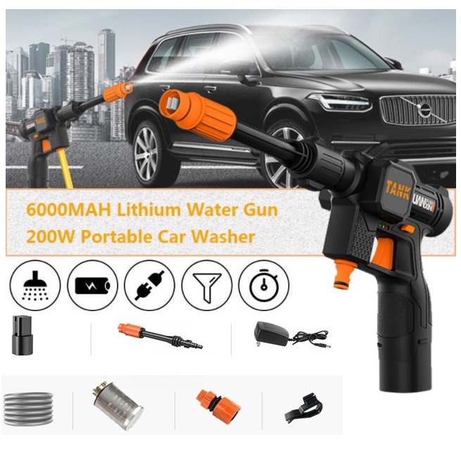 KL Ready - Cordless High Pressure Washer Water Jet Car Wash 