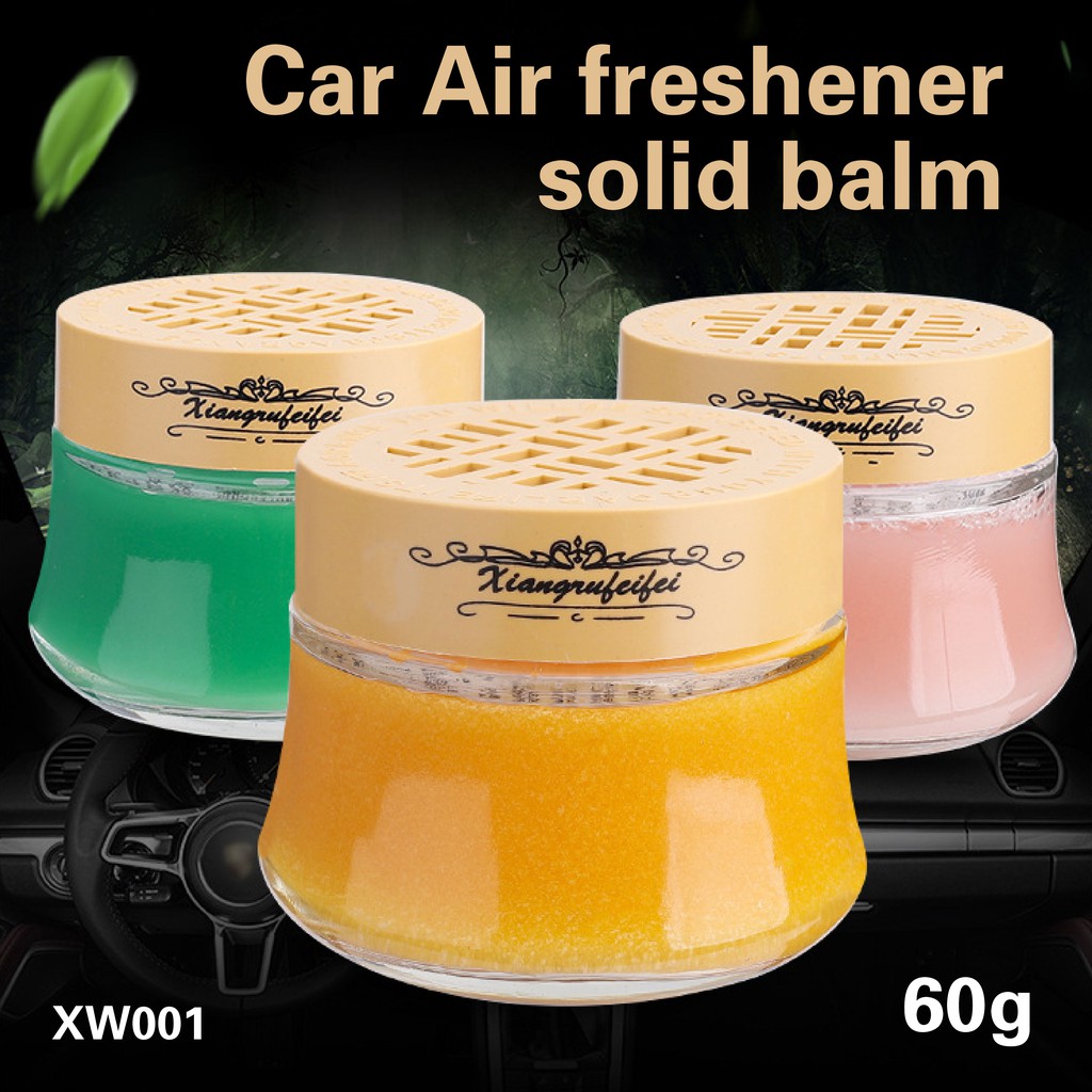Vintage Car Perfume Auto Solid Balm Air Freshener Gel aroma gel fragrance deodorizing