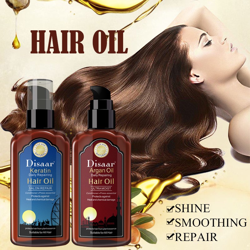 DISAAR Argan Oil Hair Treatment Serum (120ML) Shopee Singapore