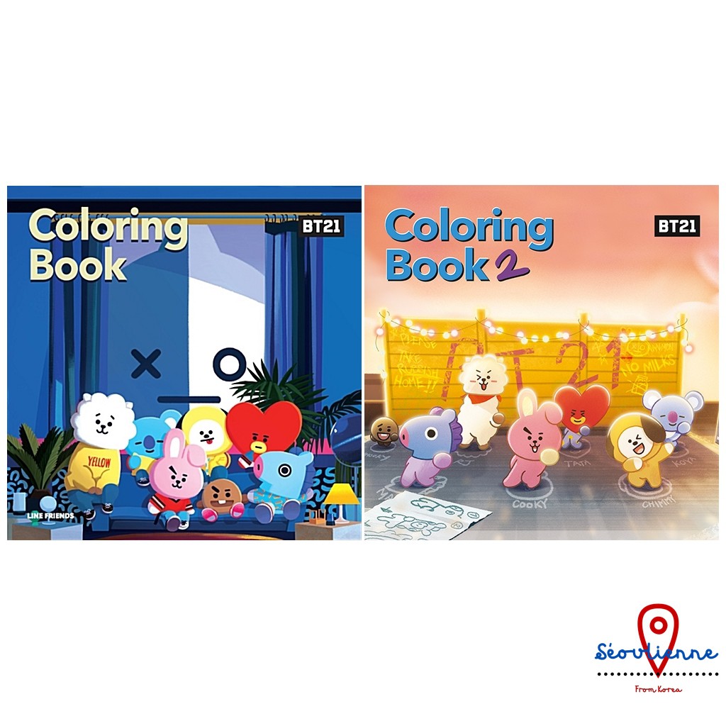 5500 Collections Mang Bt21 Coloring Pages  Latest Free