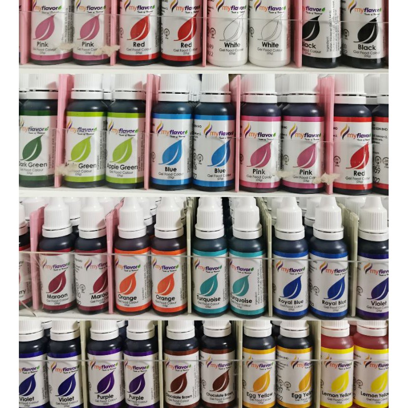 My flavor / myflavor gel base food grade 25g pewarna pastry colouring